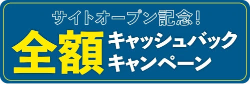 全額キャッシュバックキャンペーン